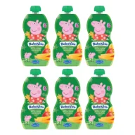 Desery dla dzieci - BoboVita Świnka Peppa Mus jabłko mango pomarańcza po 6 miesiącu Zgrzewka 6 x 100 g - miniaturka - grafika 1