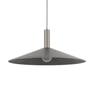 Lampy sufitowe - Lampa wisząca Capri 41013 Sigma talerz do sypialni metalowa srebrna - miniaturka - grafika 1
