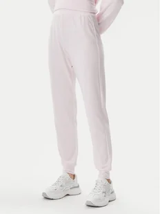 Guess Spodnie materiałowe O5GB05 KCQP2 Różowy Regular Fit - Spodnie sportowe damskie - miniaturka - grafika 1