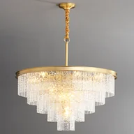 Lampy sufitowe - Lampa wisząca ICELAND biała 60 cm ST-6308-6 Step Into Design - miniaturka - grafika 1