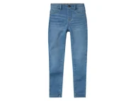 Spodnie i spodenki dla dziewczynek - pepperts!® Jeansy dziewczęce, Super Skinny Fit (Niebieski, 140) - miniaturka - grafika 1