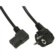 Kable komputerowe i do monitorów - Kabel zasilający PC kątowy 1.5 m AK-PC-02C - miniaturka - grafika 1