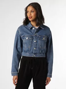Tommy Jeans - Damska kurtka jeansowa, niebieski - Kurtki damskie - miniaturka - grafika 1