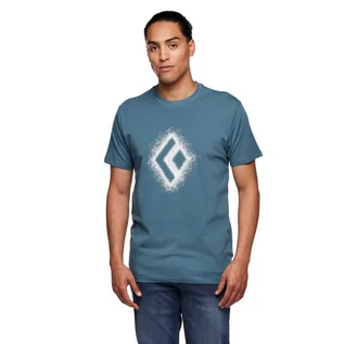 Koszulki męskie - Męski t-shirt Black Diamond Chalked Up 2.0 Tee creek blue - XL - grafika 1