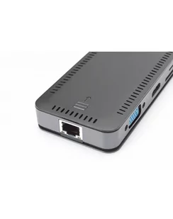 digitus Stacja dokująca USB-C, 11-portów, z możliwością instalacji M.2 SSD, 4K 30Hz, PD 3.0, RJ45 - Stacje dokujące i replikatory portów - miniaturka - grafika 1