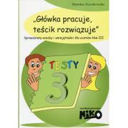 Materiały pomocnicze dla nauczycieli - Niko Główka pracuje teścik rozwiązuje - Monika Kozikowska - miniaturka - grafika 1