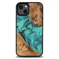 Etui i futerały do telefonów - Etui Bewood Unique - iPhone 14 - Turquoise - miniaturka - grafika 1