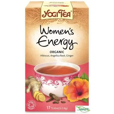 Yogi Tea Herbata w saszetkach BIO dla kobiet energia 17szt 4012824401679