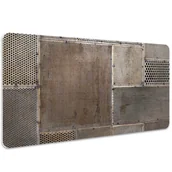 Podkładki na biurko - Mata ochronna na biurko Metalowa podłoga 100x50 cm, Dywanomat - miniaturka - grafika 1