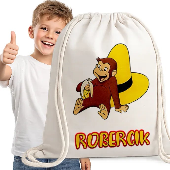 Personalizowany worek LALKA BARBIE plecak PREMIUM Twój Nadruk