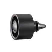 Wentylatory - Wentylator samochodowy, USB, 3 prędkości, ze światłem (czarny) - miniaturka - grafika 1