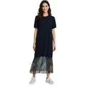 Sukienki - Sukienka damska Desigual Osaka długa granatowa -S - miniaturka - grafika 1