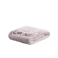 Koce - HOMLA Koc CHENILLE szenilowy taupe 130x170 cm - miniaturka - grafika 1