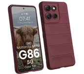 Etui i futerały do telefonów - Bizon Pancerne Tur do Motorola Moto G86 Power 5G Fioletowy - miniaturka - grafika 1