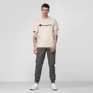 Męskie spodnie tkaninowe CHAMPION ROCHESTER Elastic Cuff Pants - Spodnie sportowe męskie - miniaturka - grafika 1