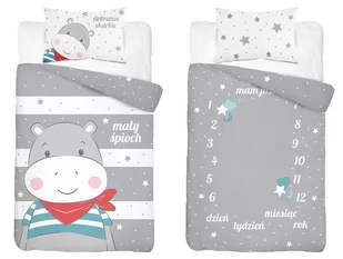 Detexpol Pościel Bambusowa Dziecięca 3530B 100x135 5901685666237 - Pościel dla dzieci - miniaturka - grafika 1