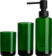 Mydelniczki i dozowniki mydła - Dozownik do mydła Pop Up zielony z kubkami 3 el. - miniaturka - grafika 1