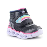 Buty dla dziewczynek - Buty do chodzenia niemowlęce Skechers Rainbow Nvy pnk - miniaturka - grafika 1