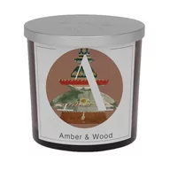 Świece - Świeca zapachowa 350g AMBER & WOOD - BURSZTYN I DREWNO - miniaturka - grafika 1