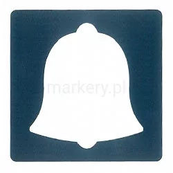 Leniar Leniar Szablon ozdobny 12cm Dzwonek 10343 - Akcesoria kreślarskie - miniaturka - grafika 1