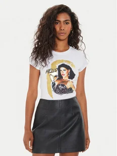 Guess T-Shirt W4YI67 K49A1 Biały Regular Fit - Koszulki i topy damskie - miniaturka - grafika 1