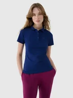 Koszulki i topy damskie - Koszulka polo slim damska 4F 4FWMM00TPTSF514-031S Roz. XS - miniaturka - grafika 1