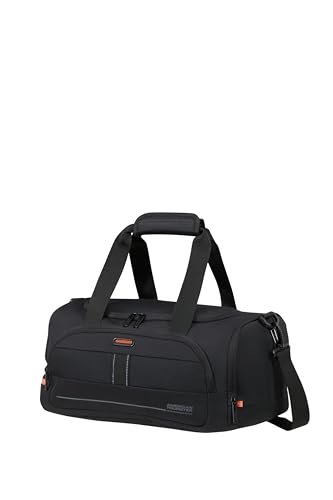 American Tourister AT WORK NXT - Torba podróżna 40x30x20 cm, torba kabinowa bagaż podręczny dla Ryanair/Wizz Air/Vueling, weekender z kieszenią na buty, na wakacje & sport, 26.5L, Czarny