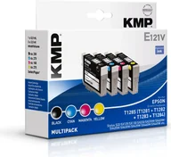 Tusze zamienniki - Tusz KMP KMP E121V zestaw tuszy czarny, cyjan, magenta, żółty, do Epson T 128 1616,4050 1616,4050 - miniaturka - grafika 1