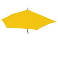 Parasole ogrodowe - Pokrowiec wymienny na parasol półokrągły Parla, pokrowiec wymienny na parasol, 270cm tkanina/tkanina UV 50+ 3kg ~ żółty - miniaturka - grafika 1