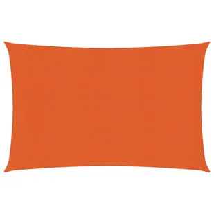 vidaXL Żagiel przeciwsłoneczny, 160 g/m, pomarańczowy, 2x3 m, HDPE 311667 - Parasole ogrodowe - miniaturka - grafika 7