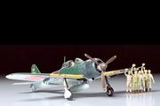 Kolekcjonerskie modele pojazdów - Tamiya Japoński samolot myśliwski Mitsubishi A6M5c Zero typ 52 Zeke 61027 - miniaturka - grafika 1