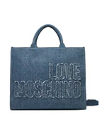 Torebki damskie - LOVE MOSCHINO Torebka JC4242PP0MKM0750 Niebieski - miniaturka - grafika 1