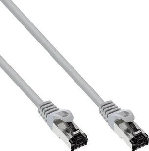 InLine® Patchkabel, S/FTP PiMf, Cat.8.1, 2000MHz, halogenfrei, grau, 3m - Patchcordy - miniaturka - grafika 1