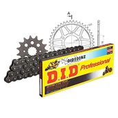 Części motocyklowe - Zestaw łańcuchów DID stal 530NZ / 104 zapięcie na klips do Suzuki GSX Katana 400 ccm rok prod. 1981-1983 - miniaturka - grafika 1