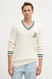 Guess sweter HEWIE męski kolor beżowy M5YR12 Z30W1 - Swetry męskie - miniaturka - grafika 1