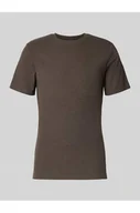 Koszulki męskie - T-shirt o kroju regular fit z prążkowaną fakturą model TANNER - Only & Sons - miniaturka - grafika 1