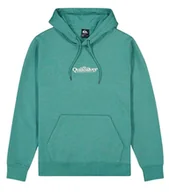Bluzy męskie - bluza męska QUIKSILVER SCREEN FLEECE FINELINE HOODIE DEEP SEA - miniaturka - grafika 1
