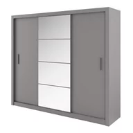 Szafy - Szafa przesuwna IDEA ID-01 szary - miniaturka - grafika 1