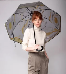 Parasol długi Anekke Contemporary manualny winylowy - Parasole - miniaturka - grafika 1