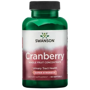 Swanson Żurawina Cranberry ekstrak 420mg 60 kaps - Suplementy diety - miniaturka - grafika 1