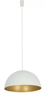 Lampy sufitowe - Lampa wisząca HEMISPHERE SUPER L WHITE- GOLD 10700 biała - złota - miniaturka - grafika 1