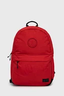Plecaki - Superdry Plecak męski kolor czerwony duży gładki - miniaturka - grafika 1