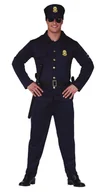 Stroje karnawałowe - Kostium "Policjant" granatowy-L/XL - miniaturka - grafika 1
