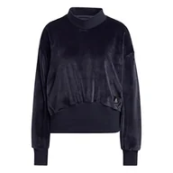 Bluzy damskie - adidas Damska bluza (Long Sleeve) W HOL SWT, Legend Ink, HC8806, S - miniaturka - grafika 1
