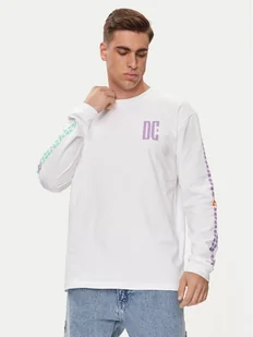 DC Longsleeve Sportster Hls ADYZT05371 Biały Regular Fit - Koszulki męskie - miniaturka - grafika 1