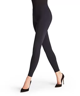 FALKE Legginsy bezszwowe damskie czarno-niebieskie, wiele innych kolorów, nieprzezroczyste, jednokolorowe, 1 sztuka - Legginsy - miniaturka - grafika 1