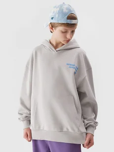 4F Bluza dresowa nierozpinana z kapturem chłopięca - szara 122 (6-7 lat) - Bluzy dla chłopców 4F Bluza dresowa nierozpinana z kapturem chłopięca - szara 122 (6-7 lat) - Bluzy dla chłopców - miniaturka - grafika 1