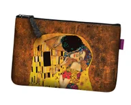 Kosmetyczki, organizery i kuferki - Kosmetyczka Bertoni pocket Pocałunek Klimt filcowa - miniaturka - grafika 1