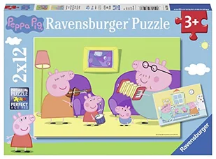 Ravensburger Puzzle 2x24 elementy Peppa w domu - Puzzle - miniaturka - grafika 2