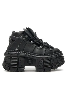 NEW ROCK Sneakersy M-WALL106-S12 Czarny - Sneakersy męskie - miniaturka - grafika 1